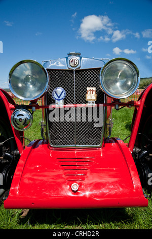 Ein klassisches Mg Auto. Stockfoto