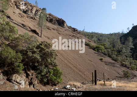 Kleiner Erdrutsch Kalifornien Usa Stockfotografie Alamy