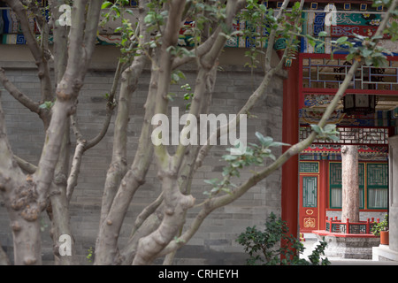 Das Hanzhenyuan Hotel der gehobenen Kategorie, in Peking, China, Stockfoto