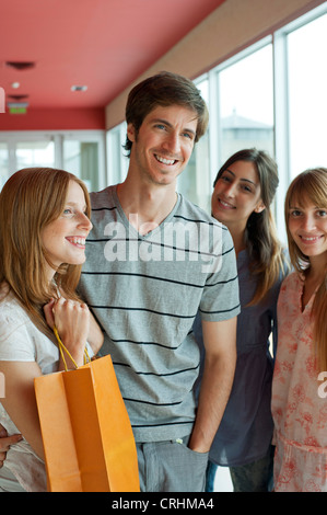 Freunde, portrait Stockfoto