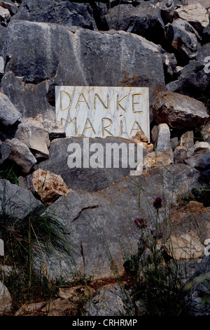 Medjugorje, Bosnien und Herzegowina, Erscheinungsberg Stockfoto