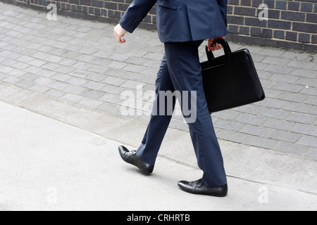 Business-Mann läuft Stockfoto