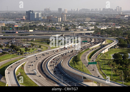 I-95 West Palm Beach Florida Stockfoto