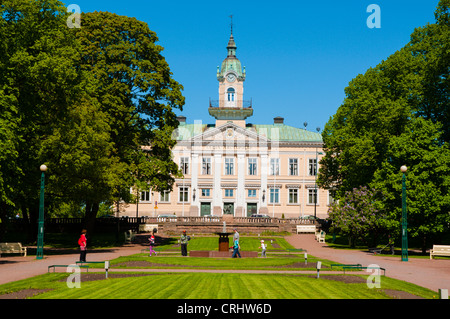 Raatihuone, das Rathaus, Raatihuoneenpuisto, Pori, Finnland Stockfoto