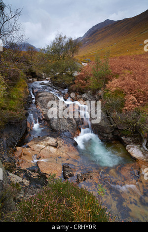 Eine stimmungsvolle Oktober morgens Glen Rosa, Isle of Arran, Schottland Stockfoto