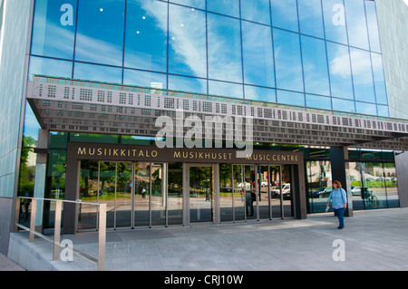 Helsingin Musiikkitalo Helsinki Music Centre (2011) Mitteleuropas Töölönlahti Bereich Helsinki Finnland Stockfoto