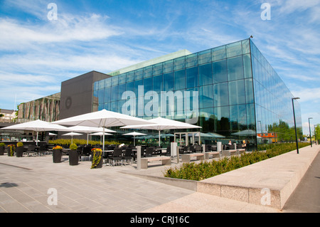 Helsingin musiikkitalo das Helsinki Music Center (2011) am Kansalaistori Platz In Töölönlahti im Zentrum von Helsinki Finnland Stockfoto