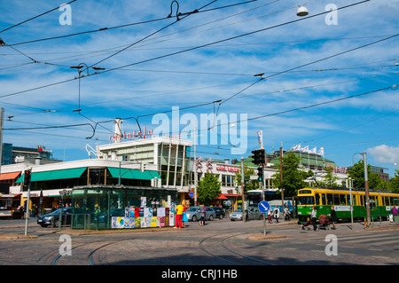 Mannerheimintie Straße Helsinki Finnland Mitteleuropa Stockfoto