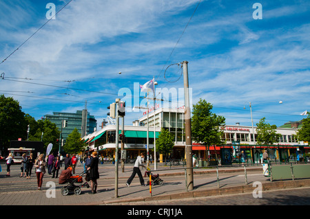 Mannerheimintie Straße Helsinki Finnland Mitteleuropa Stockfoto