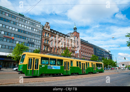 Mannerheimintie Straße Helsinki Finnland Mitteleuropa Stockfoto