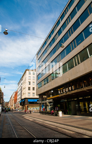 Aleksanterinkatu Straße vor Kluuvi shopping centre Helsinki Finnland Mitteleuropa Stockfoto