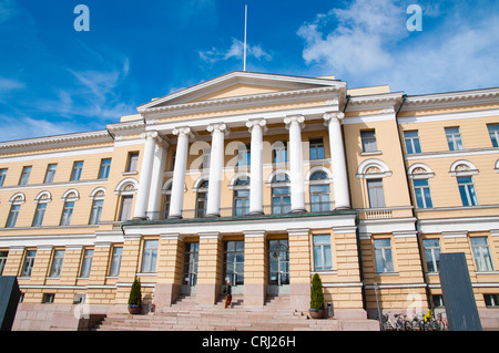 Univeristy of Helsinki Hauptgebäude Senaatintori Senatsplatz Helsinki Finnland Mitteleuropa Stockfoto