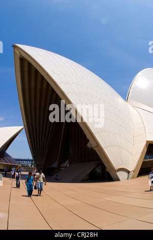 Touristen im Sydney Opera House, Australien, Sydney Stockfoto