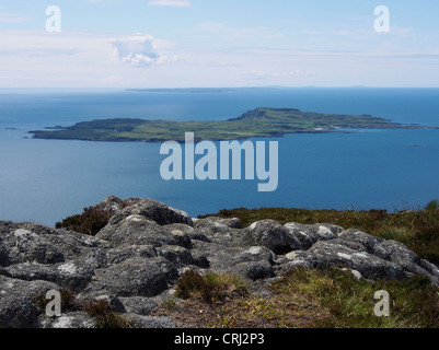 Insel der Dreck von einer Sgurr, Eigg, Schottland Stockfoto