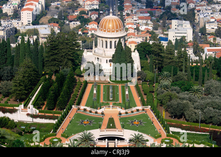 die Bahai-Gärten und der Schrein des Bab, Israel, Haifa Stockfoto