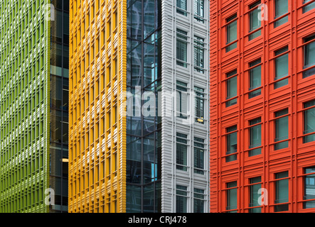 Central Saint Giles Mischnutzung Gebäude-Architektur. London, England Stockfoto