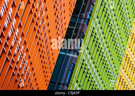 Central Saint Giles Mischnutzung Gebäude-Architektur. London, England Stockfoto