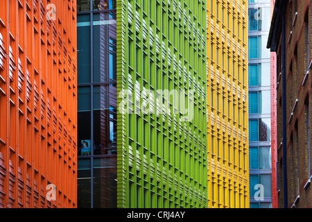Central Saint Giles Mischnutzung Gebäude-Architektur. London, England Stockfoto