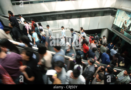 Rush Hour am Nachmittag in Shanghai Stockfoto