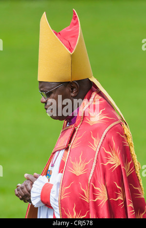Der Erzbischof von York, Dr. John Sentamu, besucht die Alban-Wallfahrt. St Albans, UK. 23. Juni 2012 Stockfoto