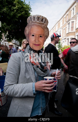 Queens-Diamant-Jubiläum feiern in London Juni 2012 Stockfoto