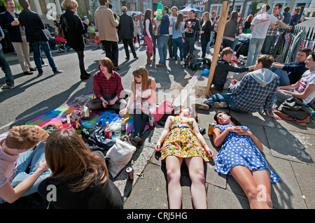 Queens-Diamant-Jubiläum feiern in London Juni 2012 Stockfoto