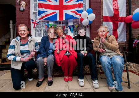 Queens-Diamant-Jubiläum feiern in London Juni 2012 Stockfoto