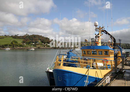 Angelboote/Fischerboote in Union Halle Hafen County Cork Stockfoto