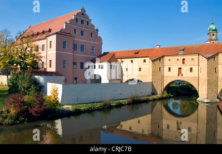 Historischen Watergate in Amberg Stockfoto