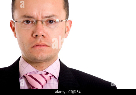 wütend Business Mann Porträt Stockfoto