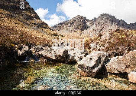 Blaven Ausreißer der Cuillin Grat auf der Isle Of Skye, Schottland, UK. Stockfoto