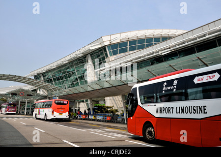 Airport Limousine Bus, internationalen Flughafen Incheon, Südkorea, Asien Stockfoto