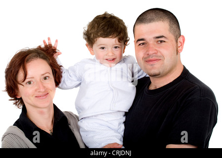 glückliche Familienbild Stockfoto