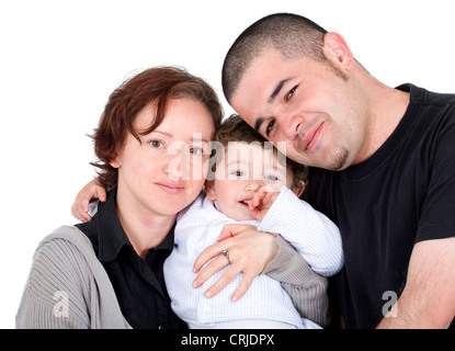 glückliche Familienbild Stockfoto