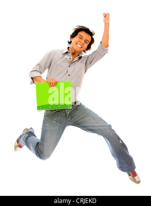 College-Student Erfolg springen Stockfoto