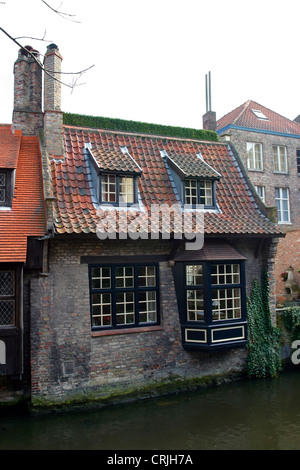 OLE-Haus in der Altstadt von Brügge, Belgien, Flandern, Handelsherren Stockfoto