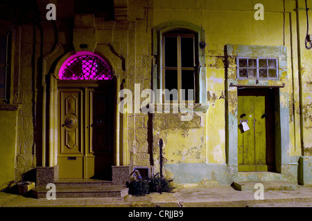 traditionelle maltesische Häuser aus Kalkstein, Malta Stockfoto