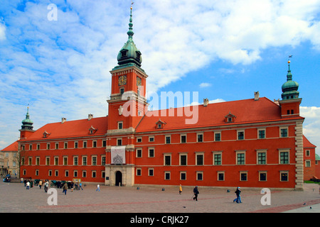 Der königliche Palast, Schlossplatz, Polen, Warschau Stockfoto