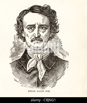 Poe, 1809-1849, US-amerikanischer Dichter, Schriftsteller. Stockfoto