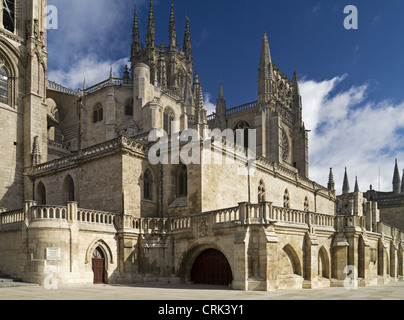 Burgos Kathedrale de Santa Maria, Spanien am El Camino De Santiago De Compostela Stockfoto