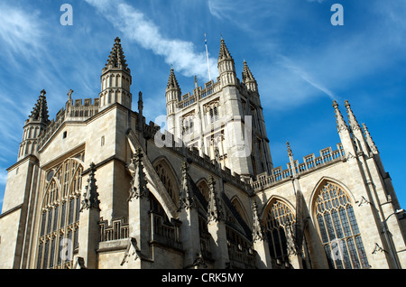 Bath Abbey, Bath, Somerset, England Stockfoto