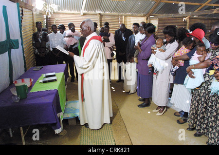 Die christliche Taufe in Katutura, Windhoek (Namibia) Stockfoto