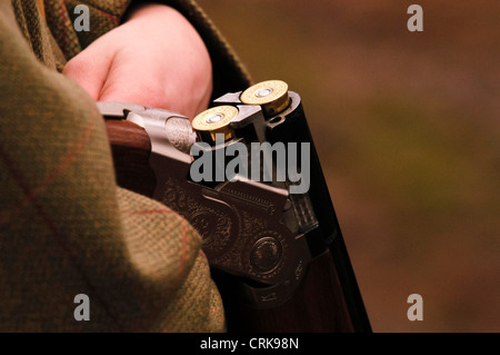 Shhoting Partei in East Sussex Stockfoto