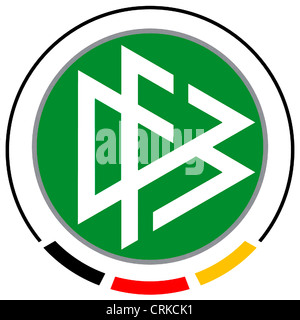 Logo des deutschen Fußball-Nationalmannschaft. Stockfoto