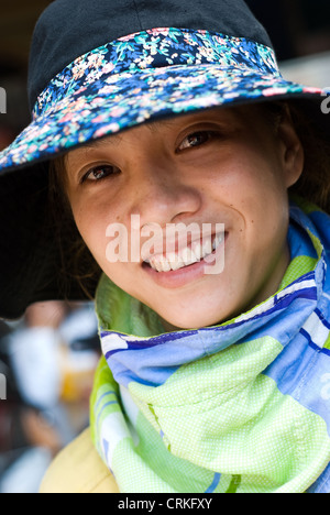 Frau in Saigon-Ho-Chi-Minh-Stadt-vietnam Stockfoto