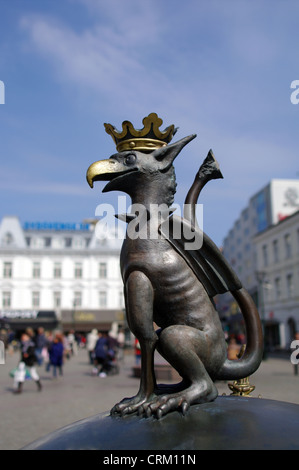 Die Griffin-Skulptur, Malmö, Schweden Stockfoto