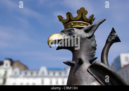 Die Griffin-Skulptur, Malmö, Schweden Stockfoto