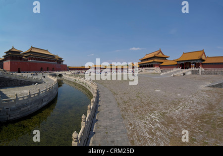 Panoramablick von der verbotenen Stadt. Beijing. China Stockfoto