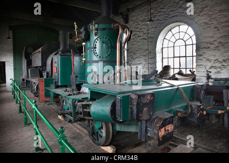 Die Zeche Motor Schuppen, Beamish Open Air Museum, County Durham Stockfoto