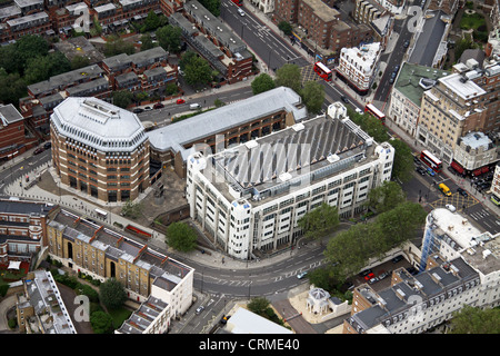 Luftaufnahme des Amt für nationale Statistik, Bessborough Straße, Pimlico, London SW1 Stockfoto